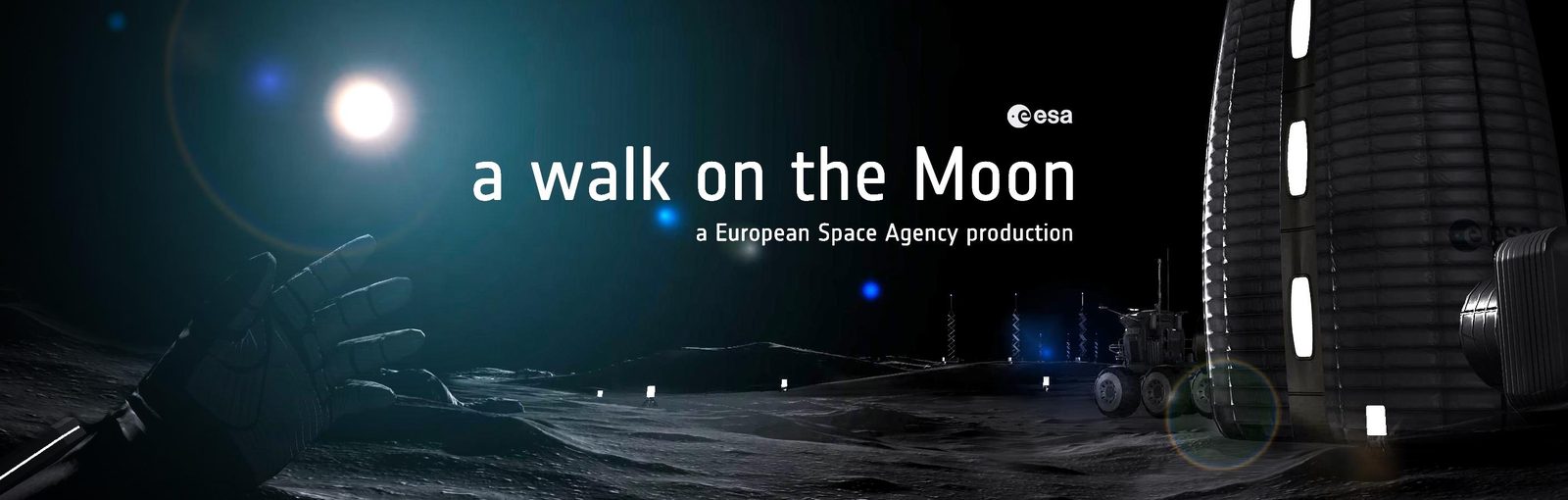 A Walk on the Moon, a European Space Agency VR production
